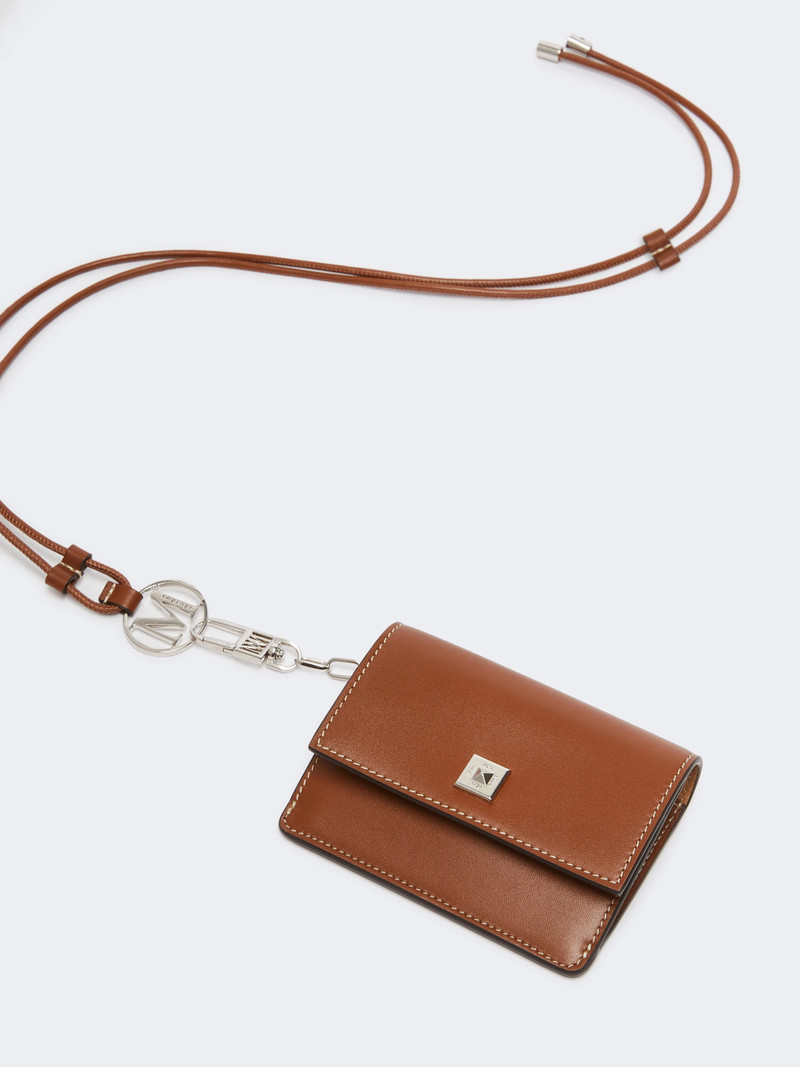 Leather purse - AMBER BROWN 3