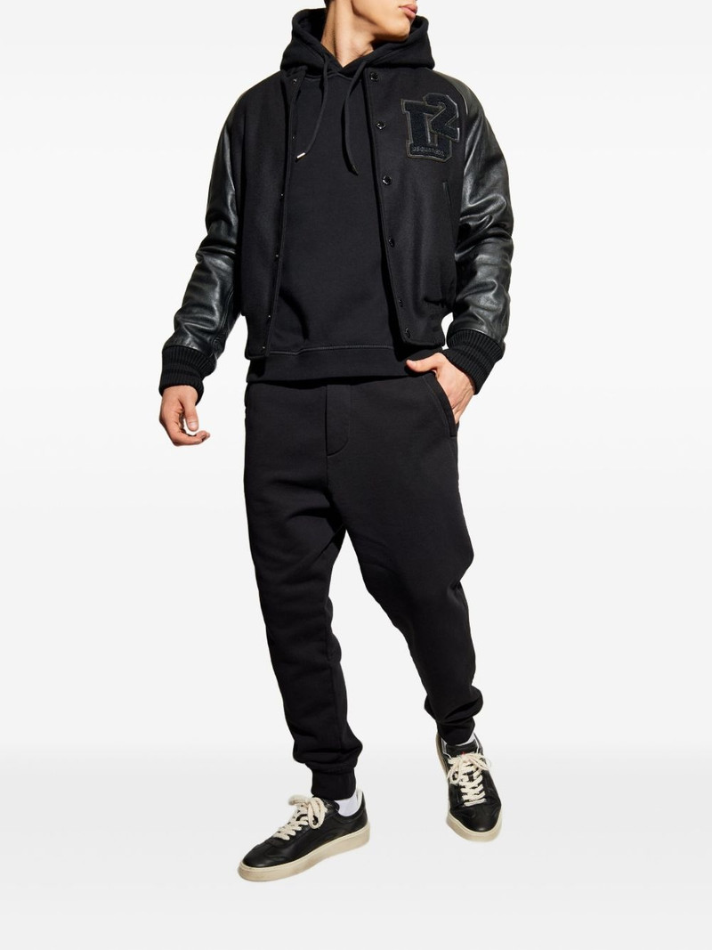 DSQUARED2 logo-patch bomber jacket outlook