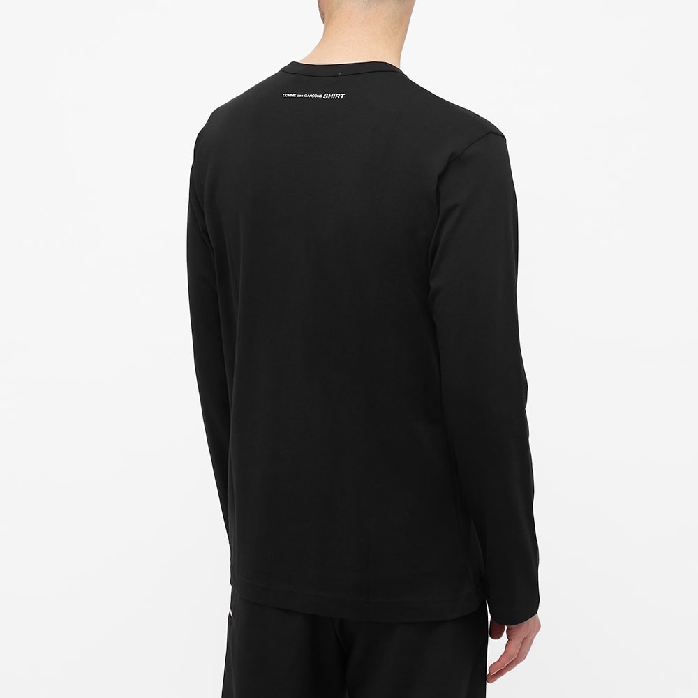 Comme des Garcons SHIRT Long Sleeve Small Logo Back Tee - 4