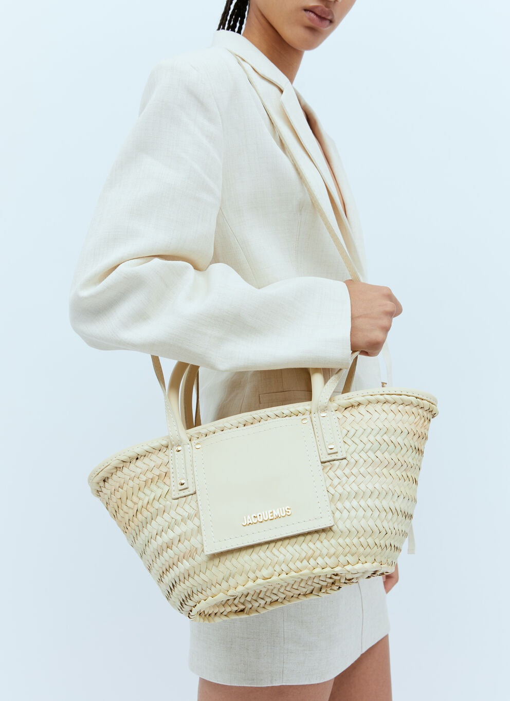 JACQUEMUS Jacquemus Women Le Petit Panier Soli Tote Bag