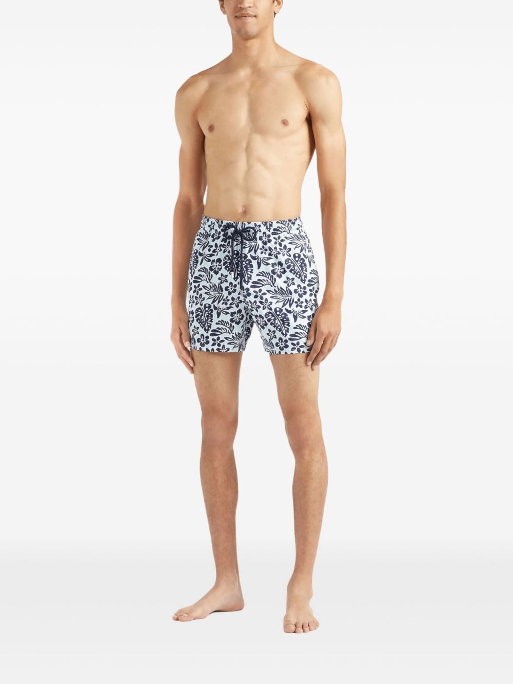 floral-print swim shorts - 3