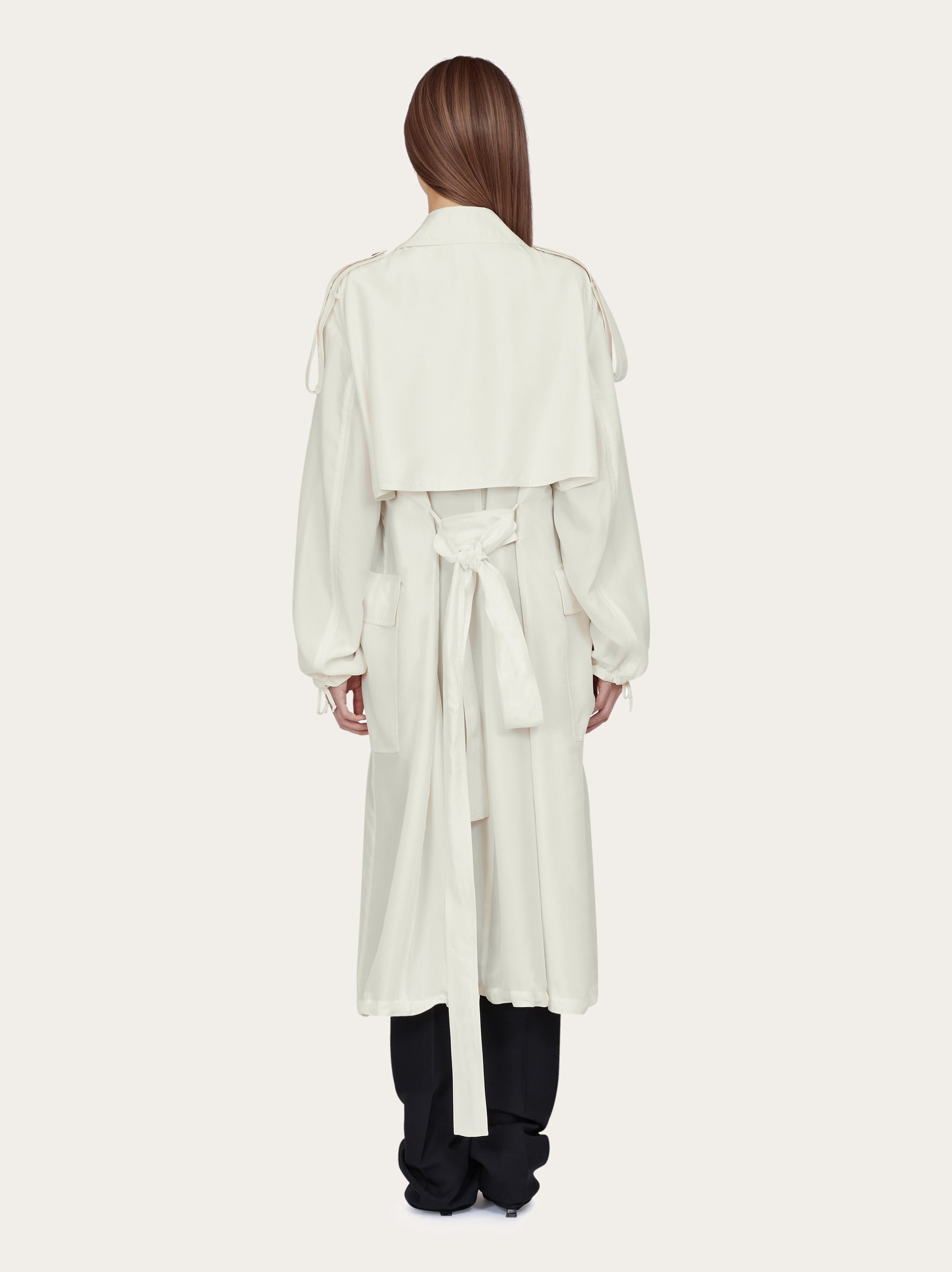 Habotai silk trench - 4