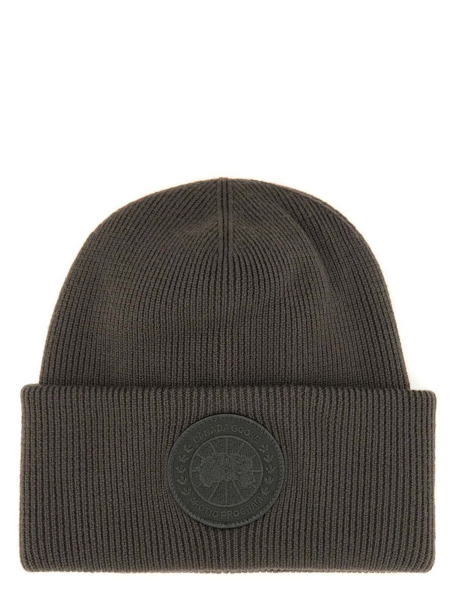 WOOL HAT WITH LOGO - 1