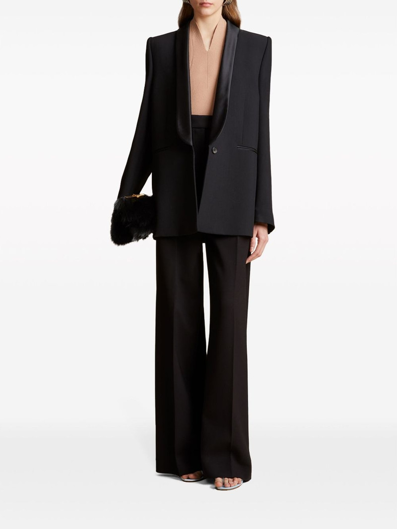 KHAITE The Helio shawl-lapels blazer outlook