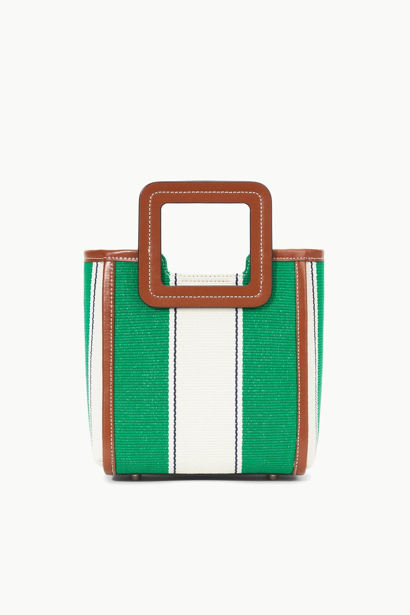 STAUD MINI SHIRLEY BAG BUNGALOW STRIPE 1