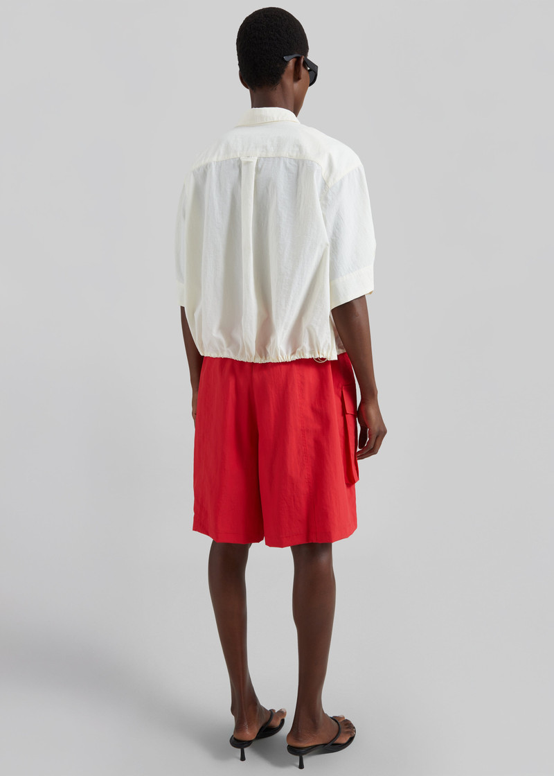 Comporta Drawstring Shirt - Cream 9