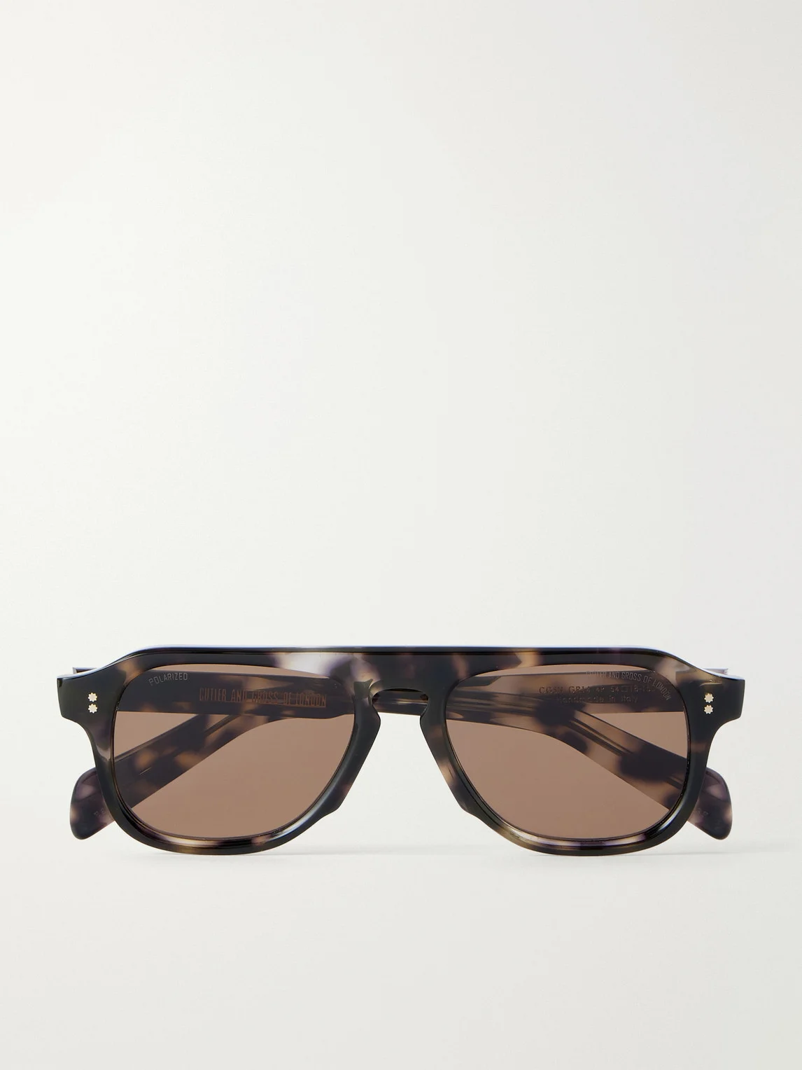 GR14 Aviator-Style Tortoiseshell Acetate Sunglasses - 1