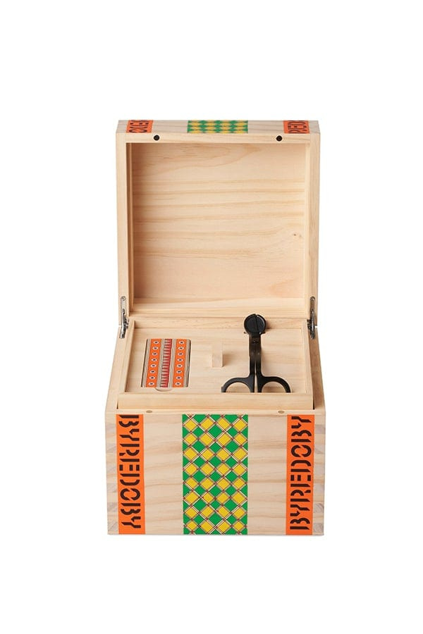 Wooden Box 4 Candles - 4