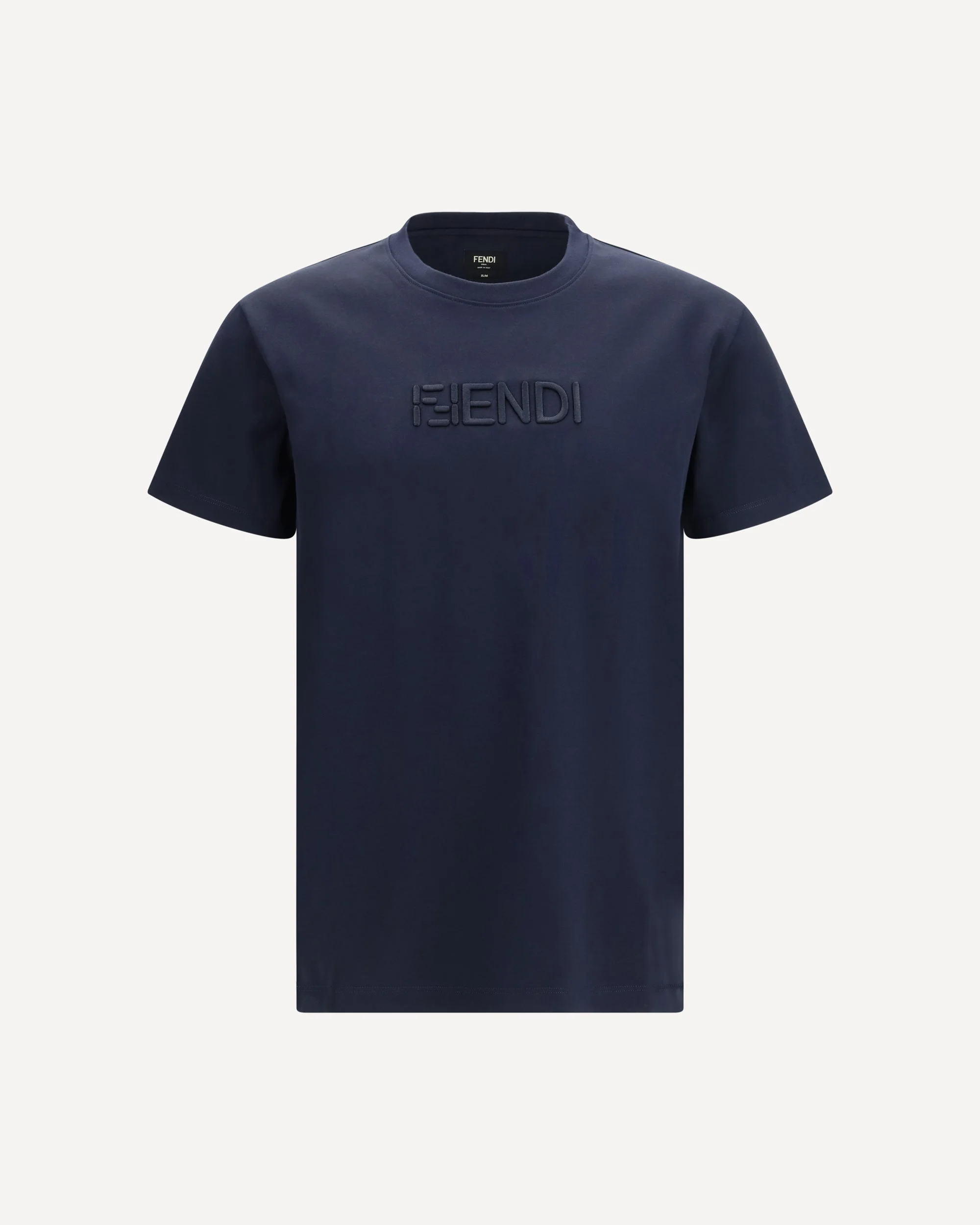 Cotton T-shirt with embroidered logo - 1
