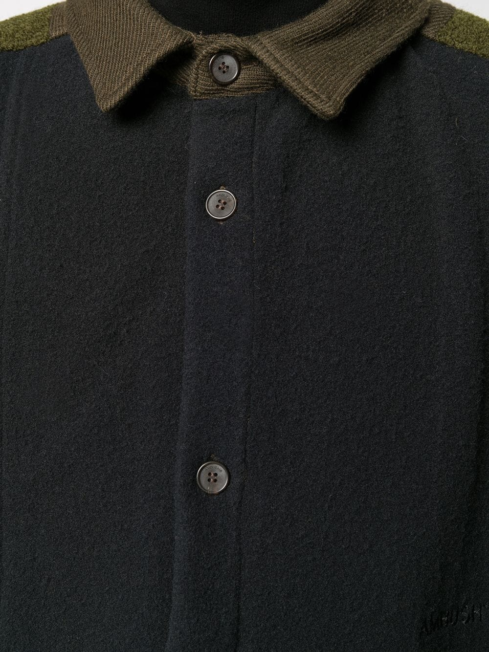 patchwork fleece jacket - 5