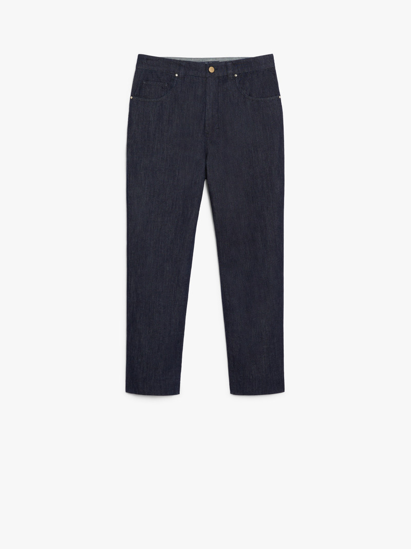 TERRA Indigo denim trousers - 1