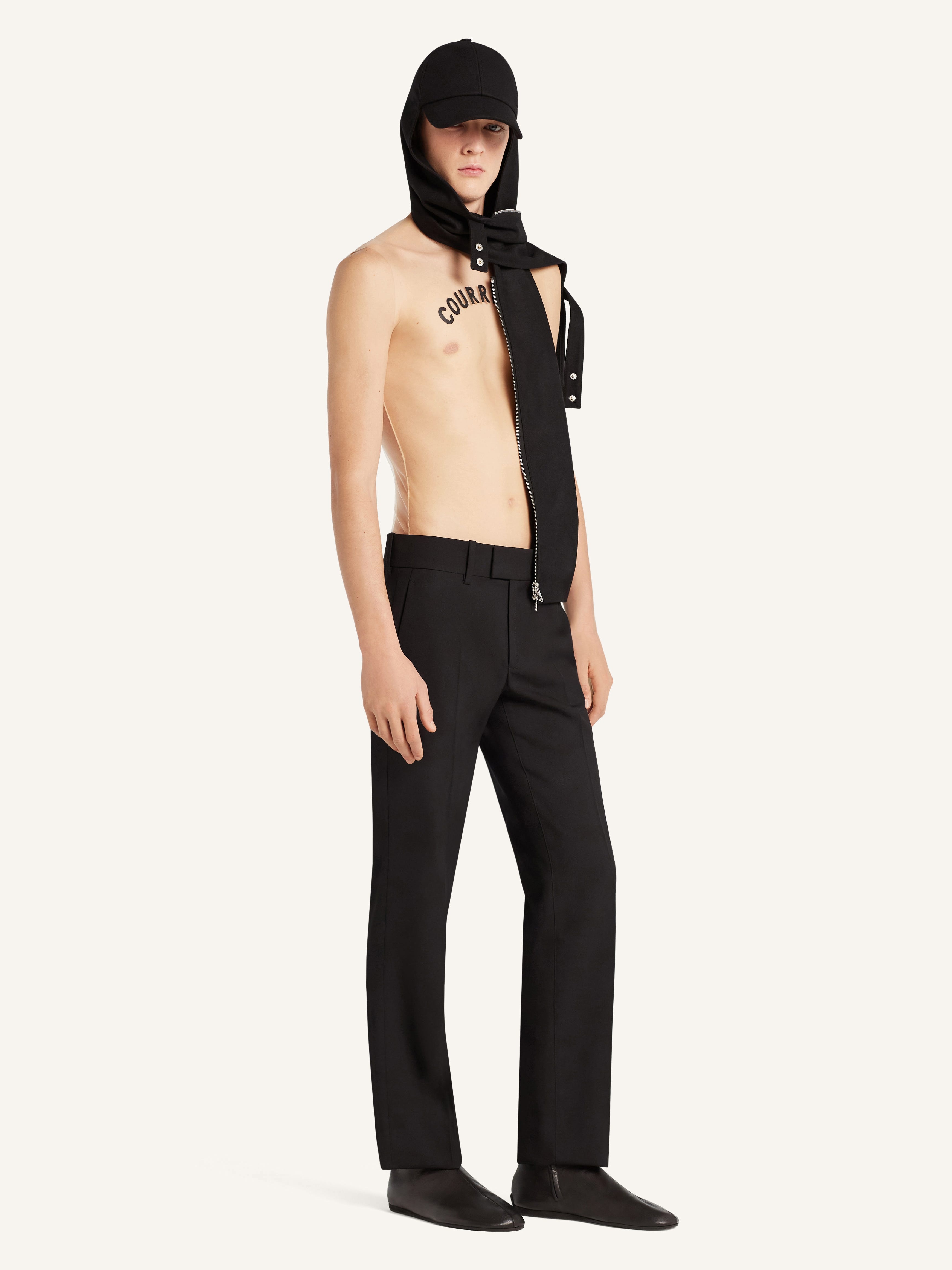 WOOL TAILORED PANTS - 3