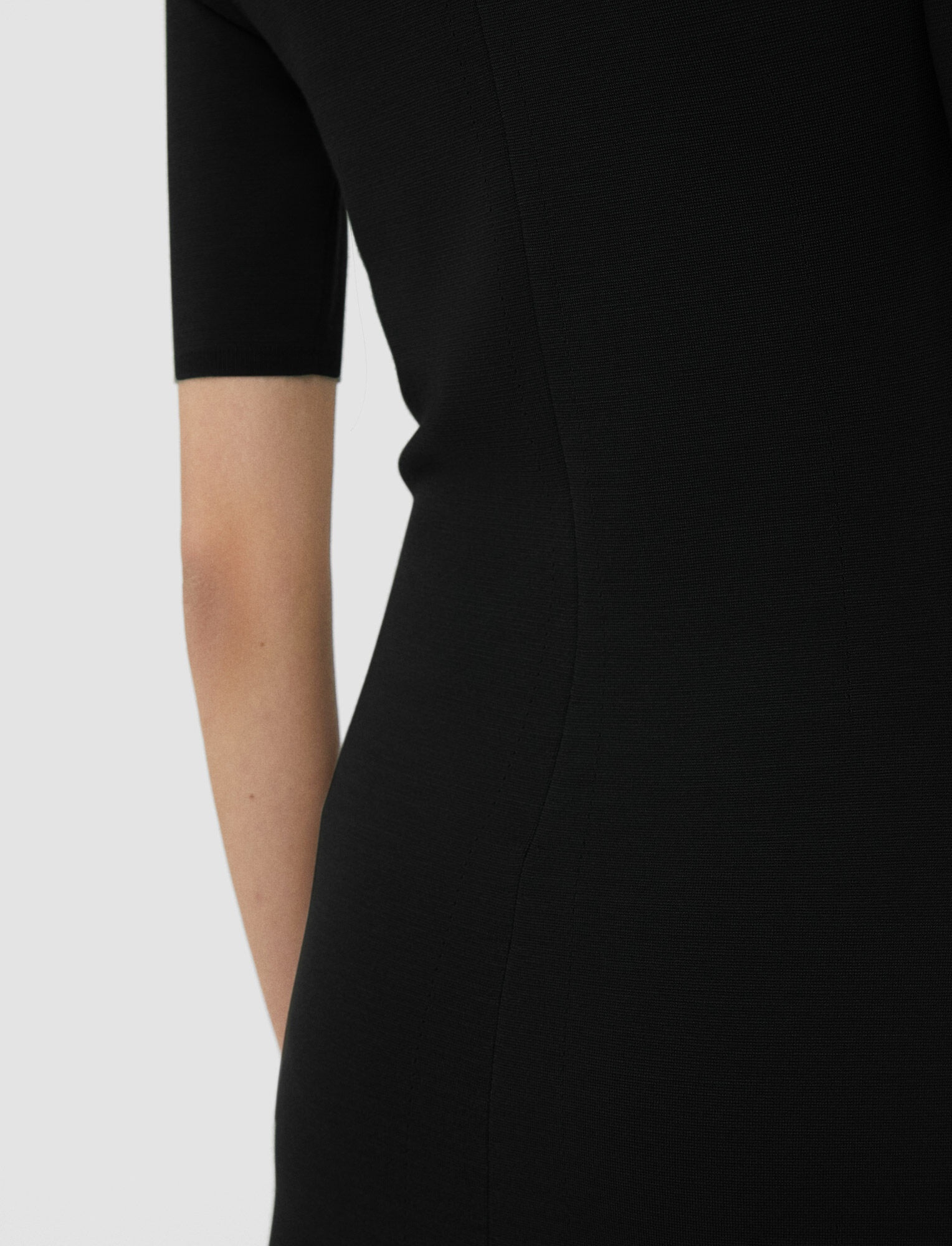Silk Stretch Dress - 5
