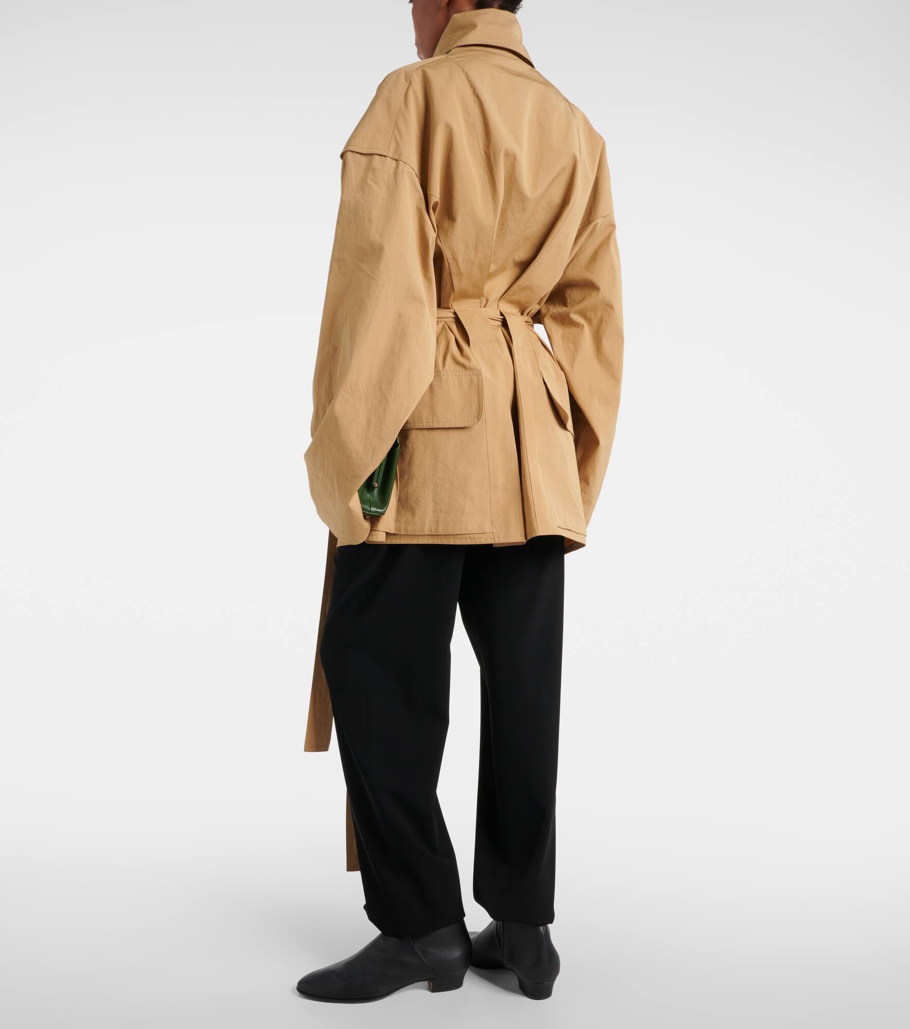 The Row Pierrick belted technical cotton jacket | mytheresa