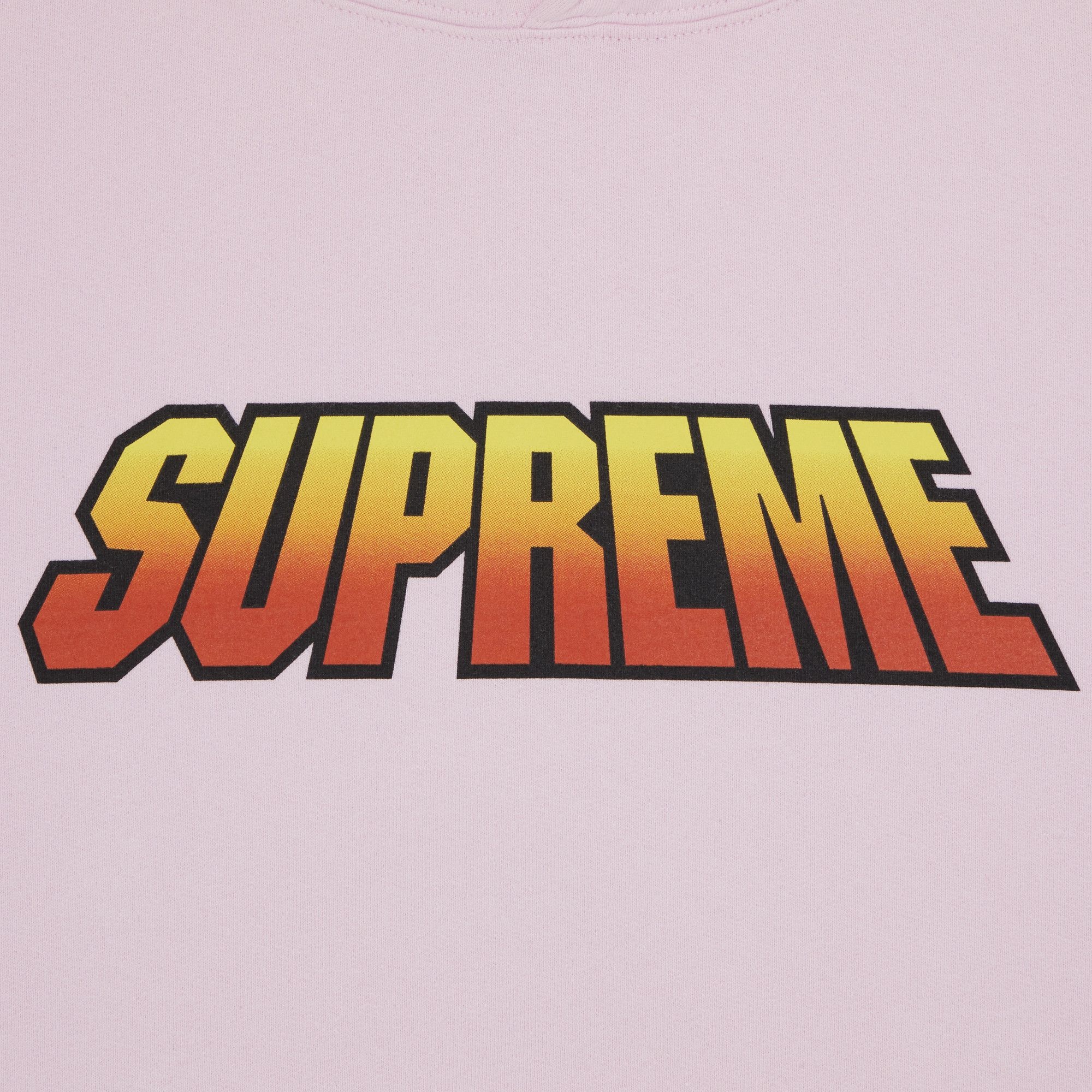 Supreme Gradient Hooded Sweatshirt 'Light Pink' - 2