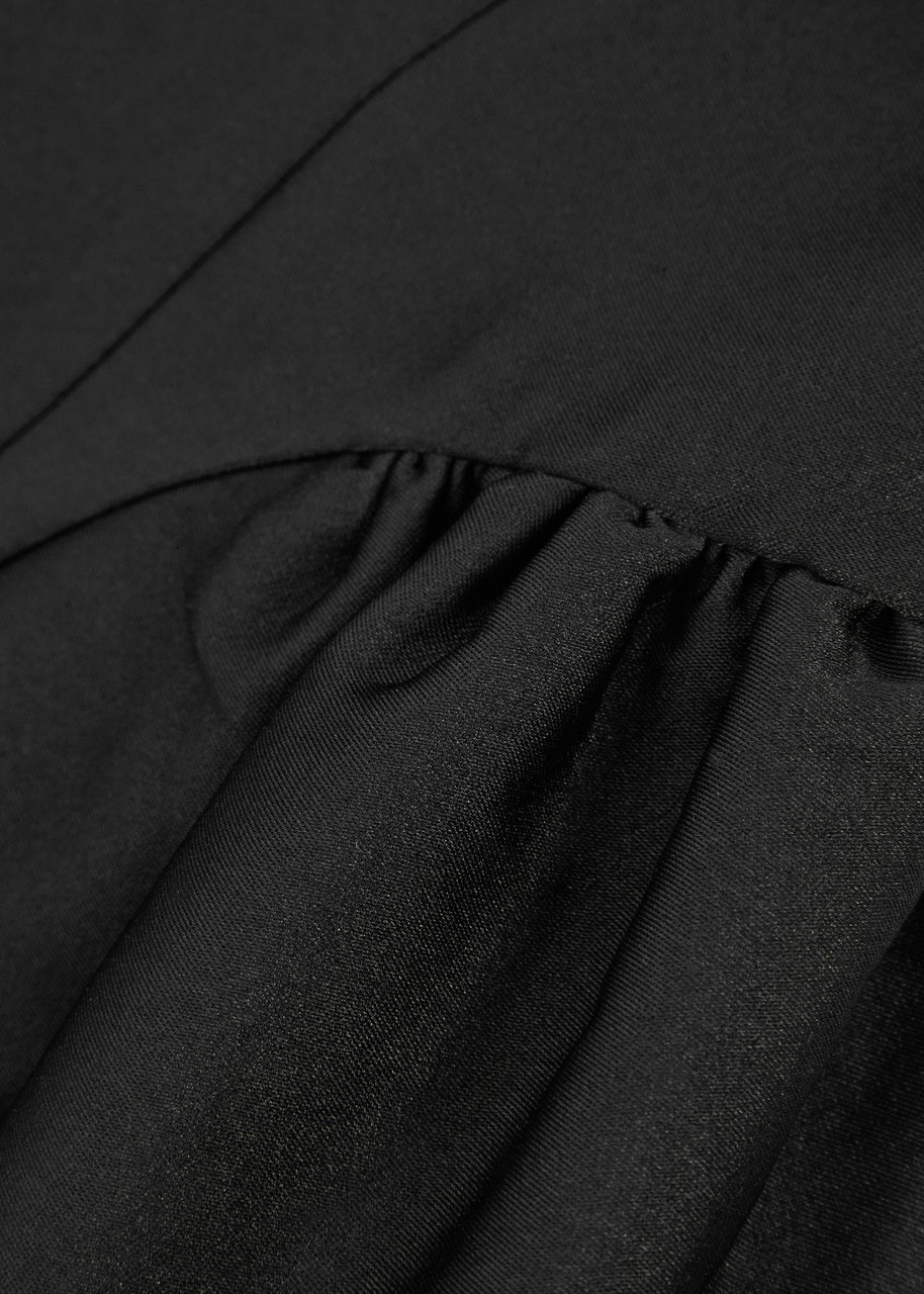 Roland Mouret Gathered Taffeta top - 5
