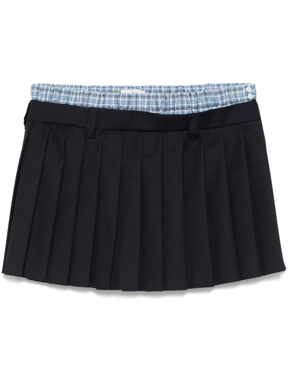 Miu Miu Women Pleated Mini Skirt - 1