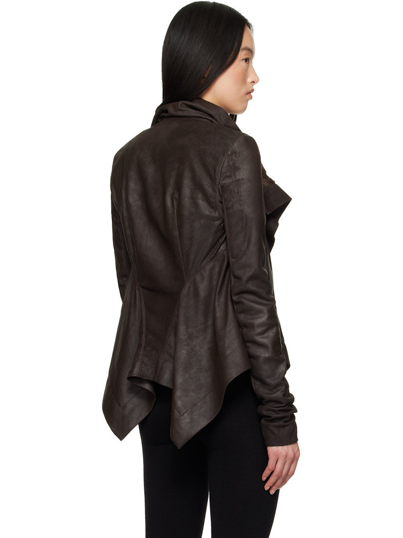 브라운 할리우드 Naska Leather Biker 재킷 3