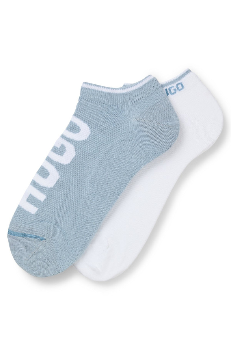TWO-PACK OF ANKLE SOCKS IN COTTON 1