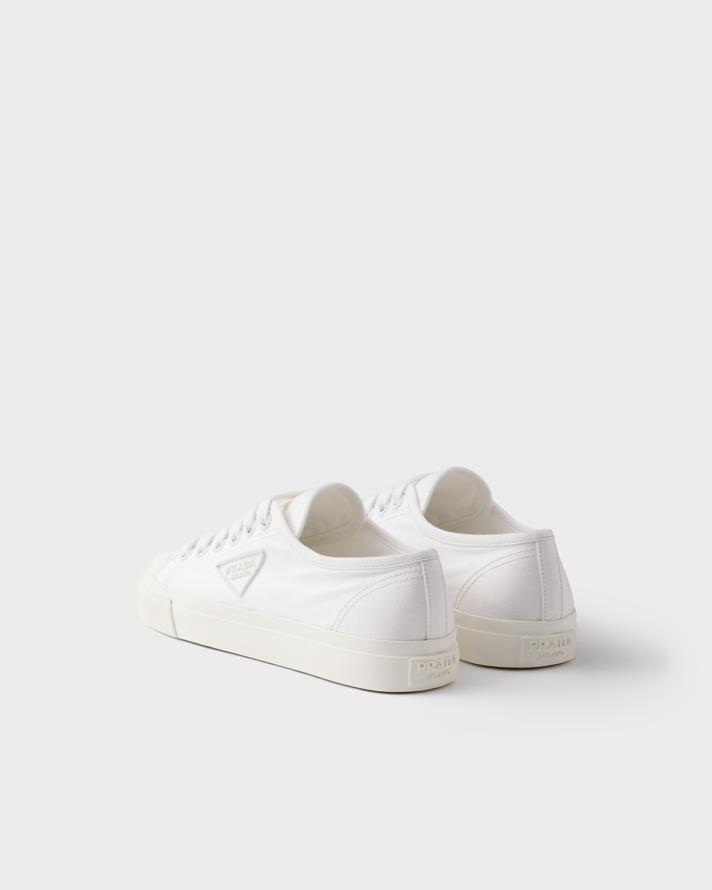 Cotton gabardine sneakers - 4
