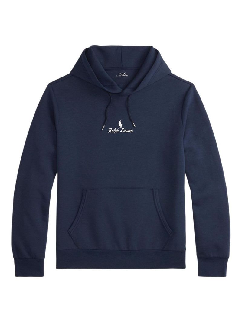 double-knit logo hoodie 1