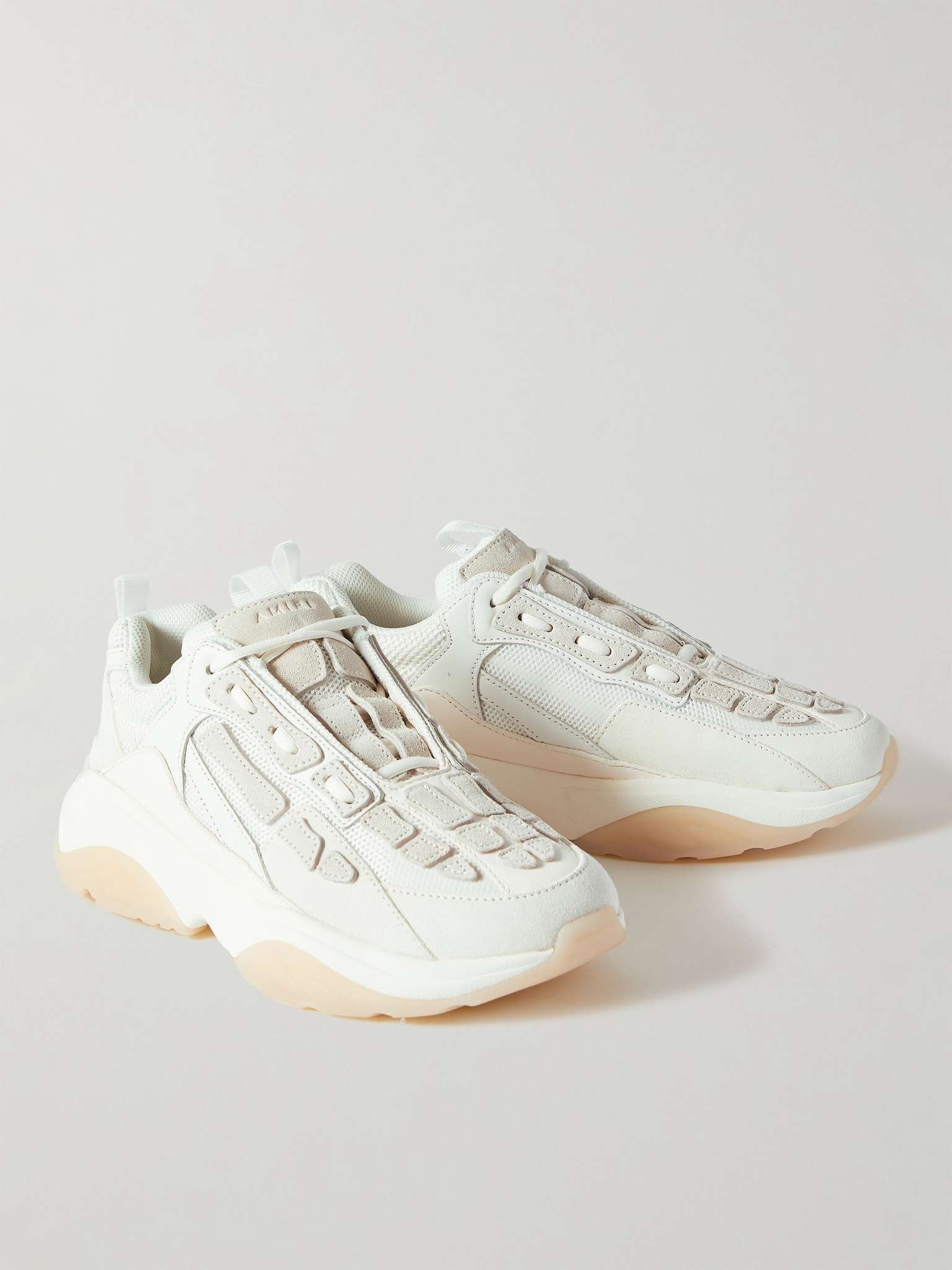 Bone Runner Leather and Suede-Trimmed Mesh Sneakers - 4