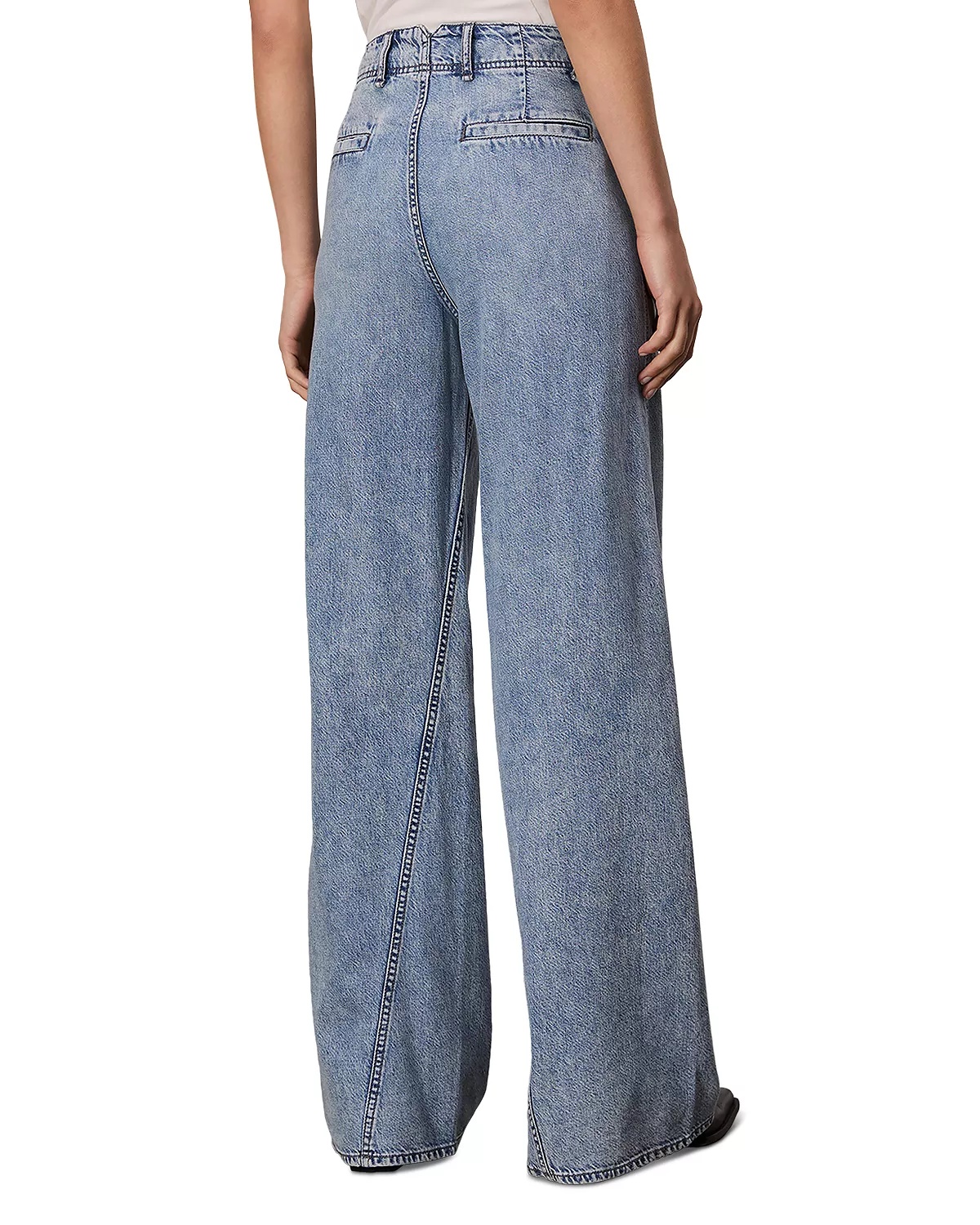 Featherweight High Rise Wide Leg Jeans in Annie - 3