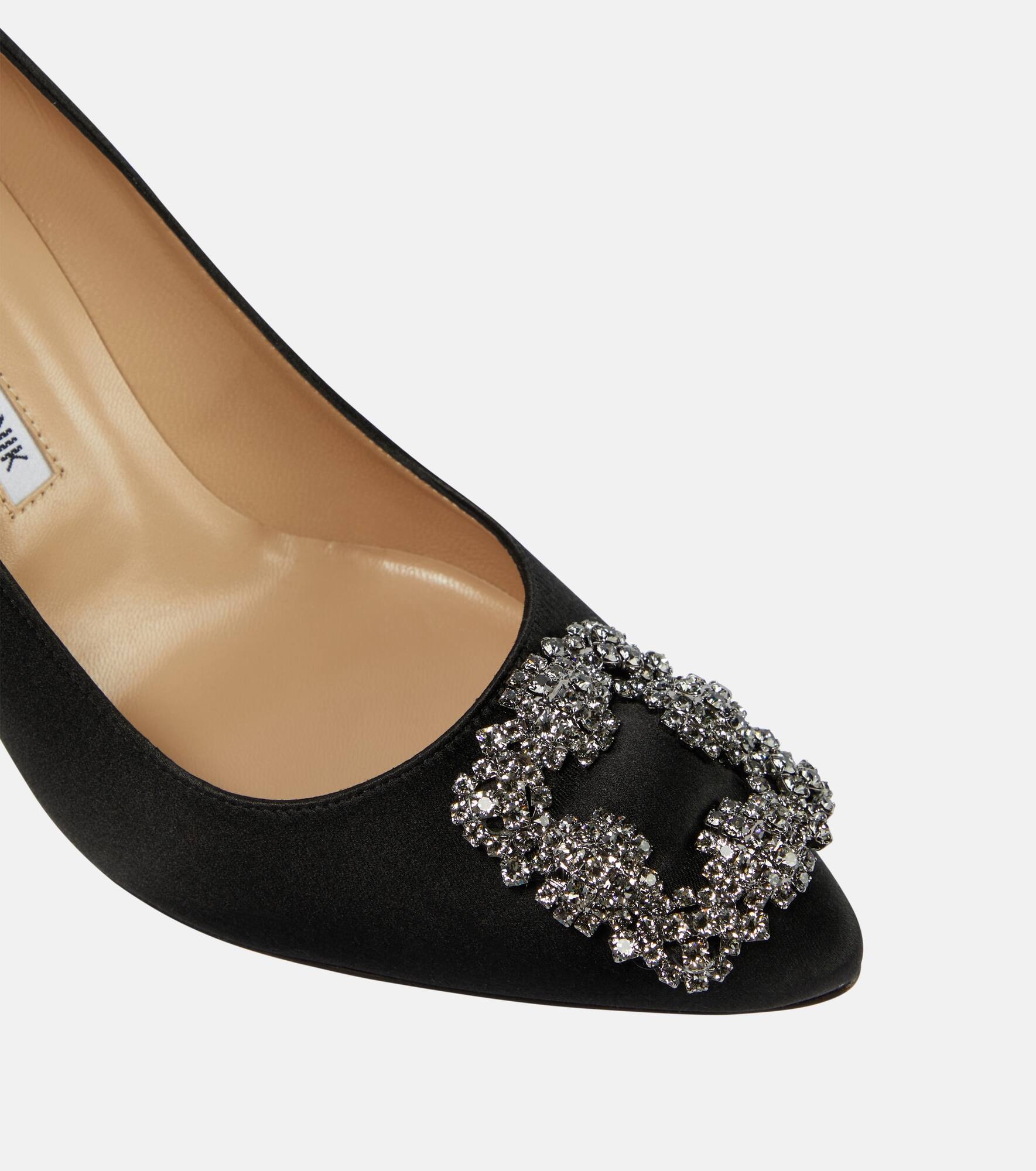 Hangisi 90 embellished satin pumps - 6
