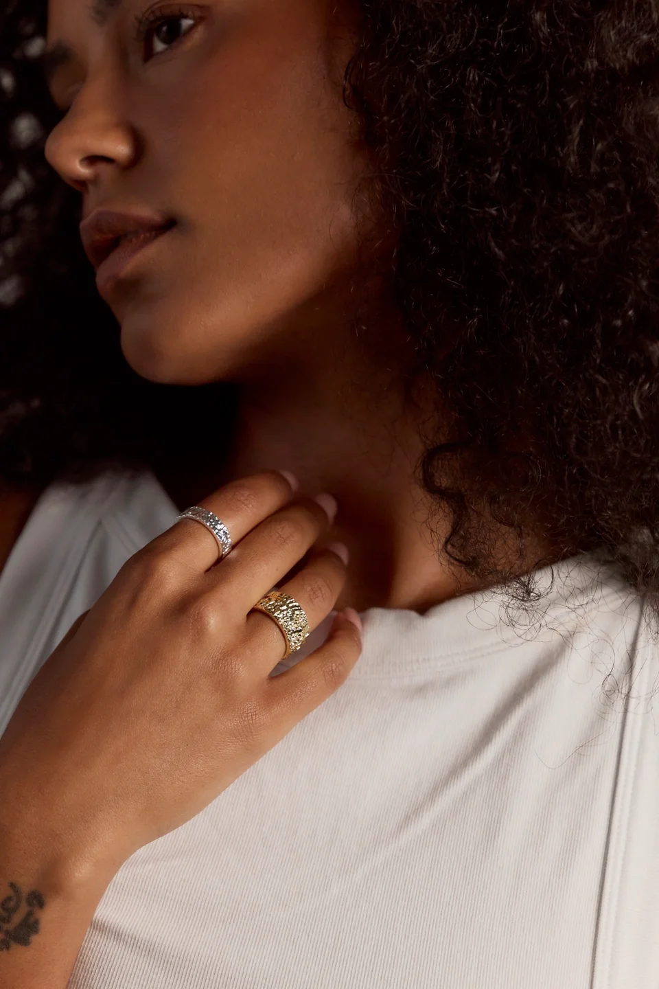 Lumen Wide Stack Ring Set - 1
