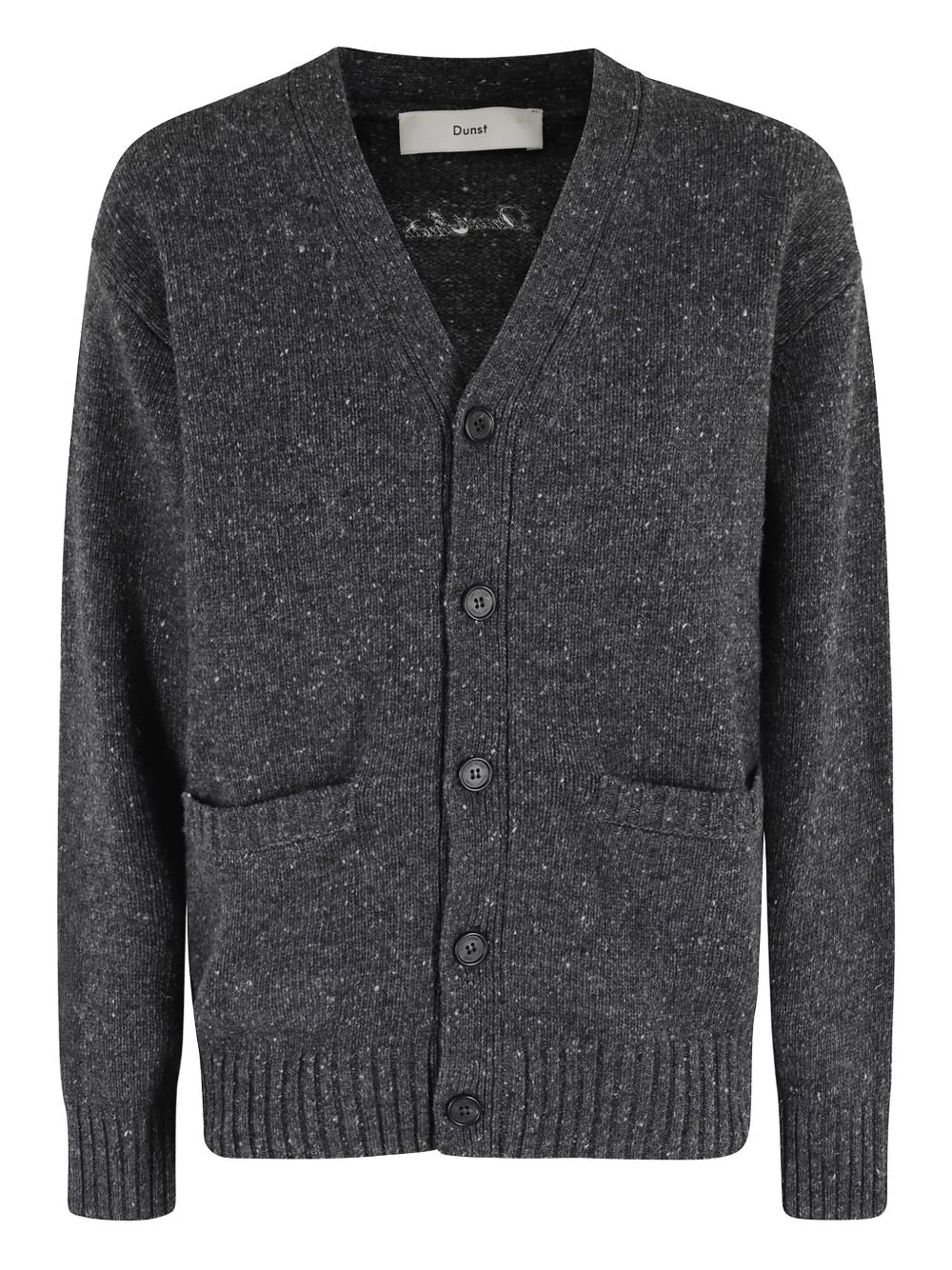 speckled-effect wool cardigan - 1