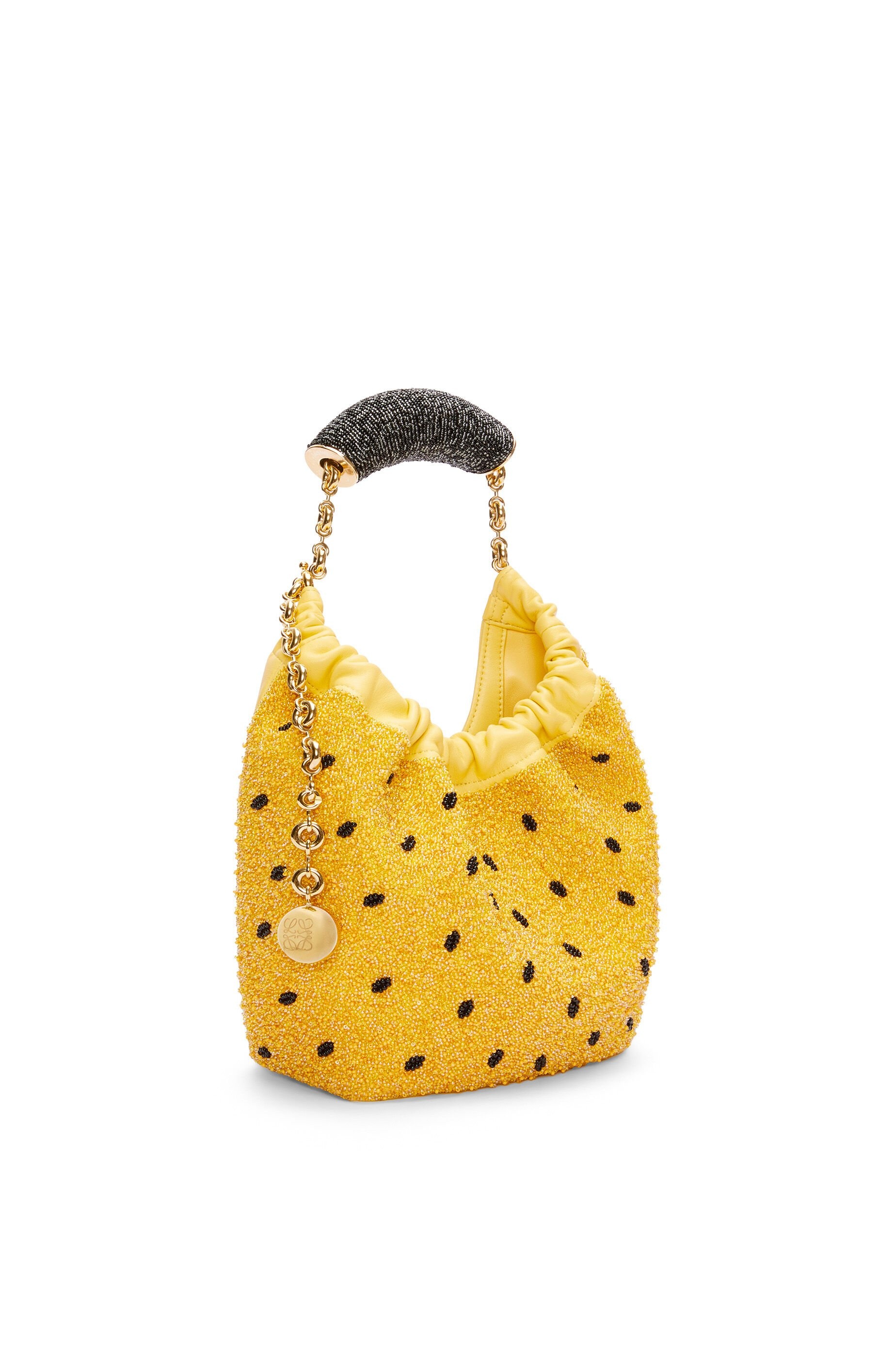 Mini Squeeze bag in beaded leather - 5