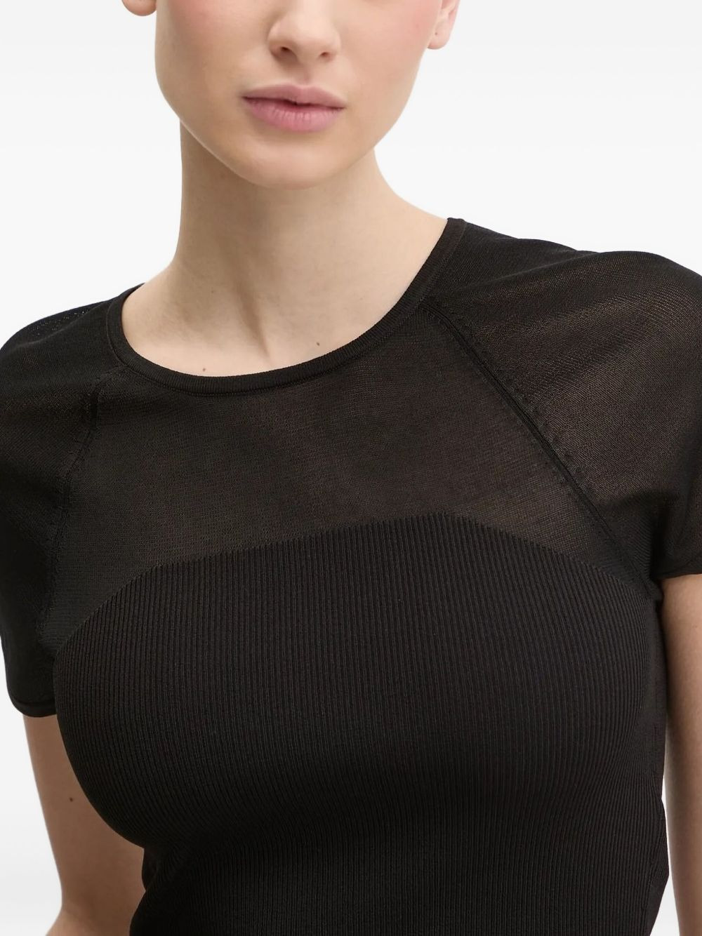 ribbed t-shirt - 3
