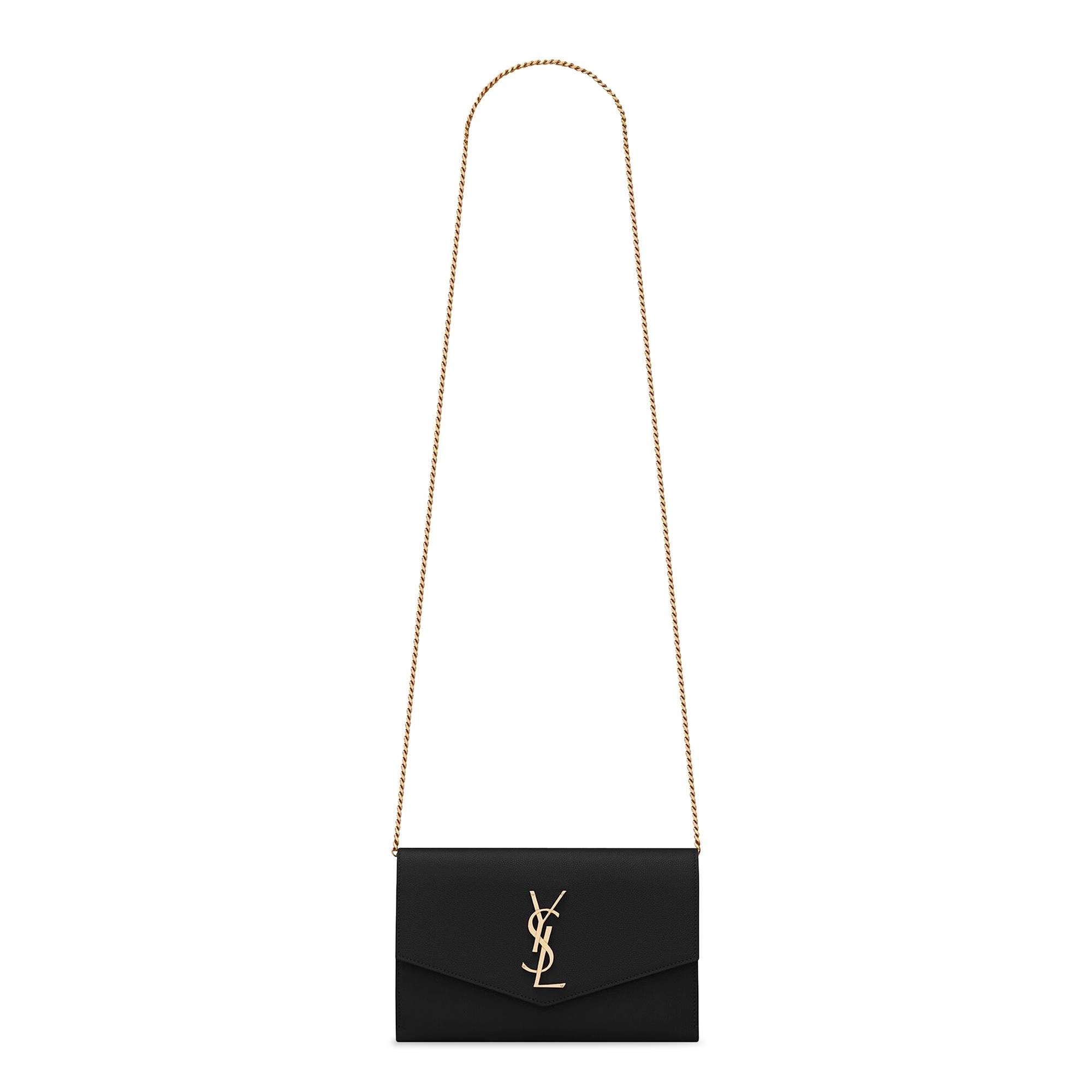 Saint Laurent Uptown Wallet On Chain 'Nero' - 1