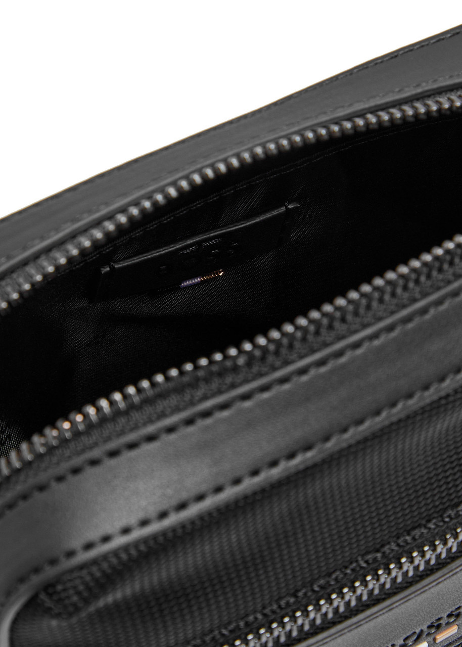 Boss Logo Woven Shell Cross-body bag - 4