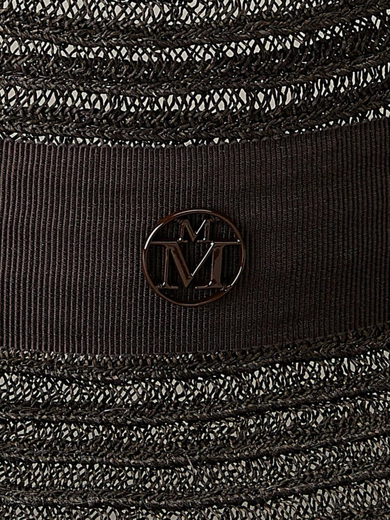 MAISON MICHEL Virginie straw Fedora hat outlook