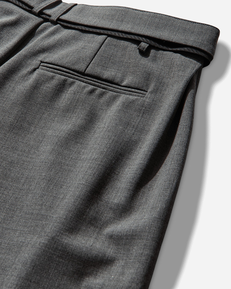 Women's Strapped Baggy Suit Shorts Grey 4
