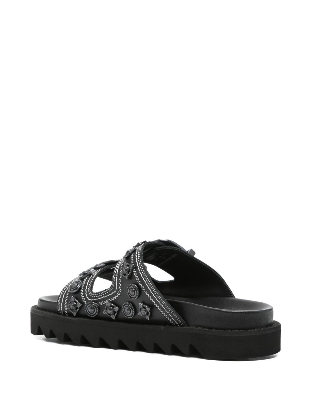 embellished-buckle sandals - 3