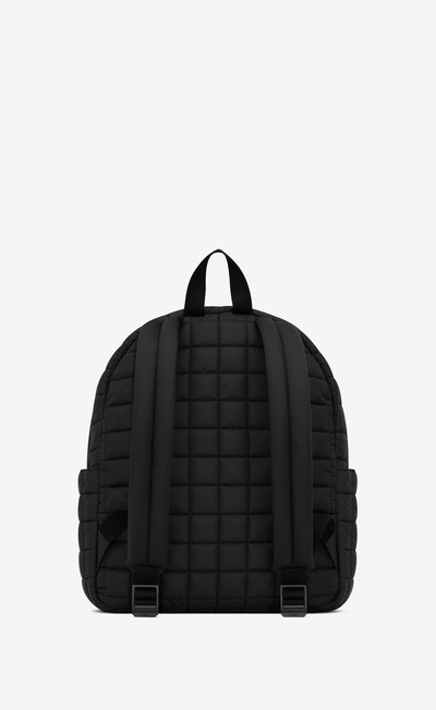 SAINT LAURENT nuxx backpack in quilted econyl® outlook