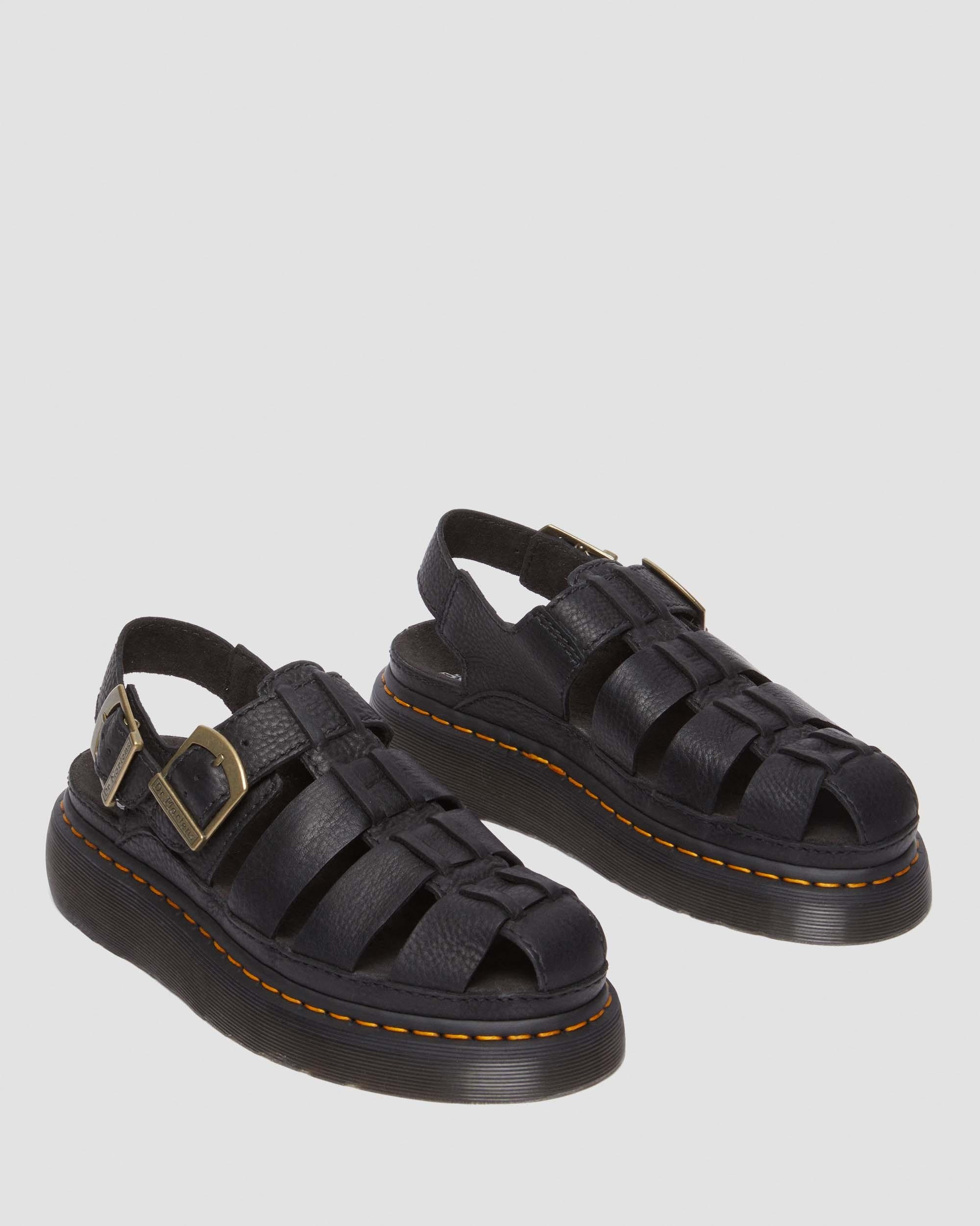 Wrenlie Grizzly Leather Fisherman Sandals - 9