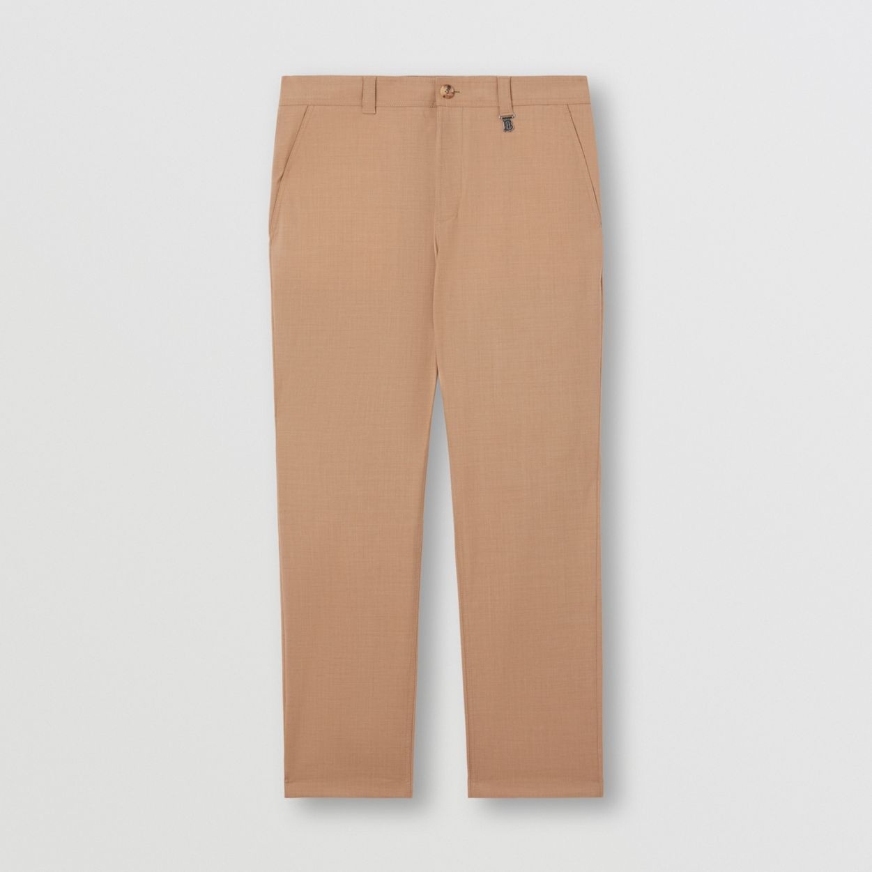 Monogram Motif Stretch Wool Tailored Trousers - 1