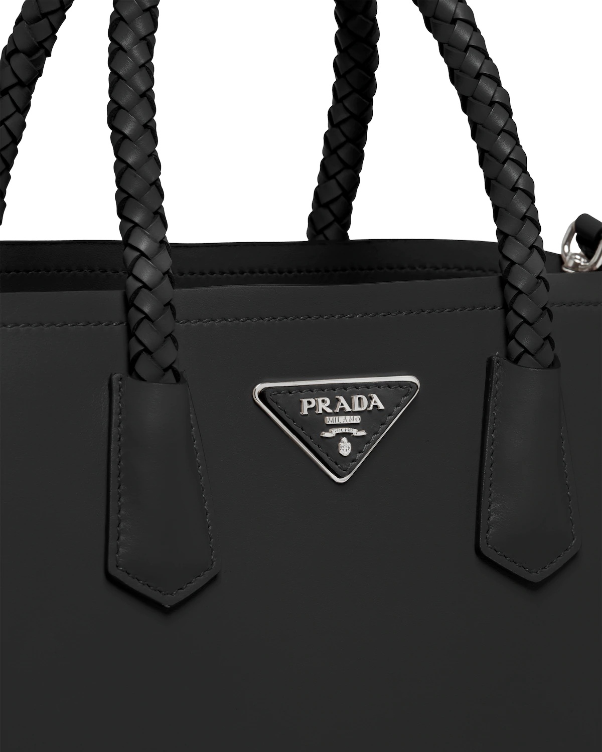 Prada Double medium leather handbag - 6