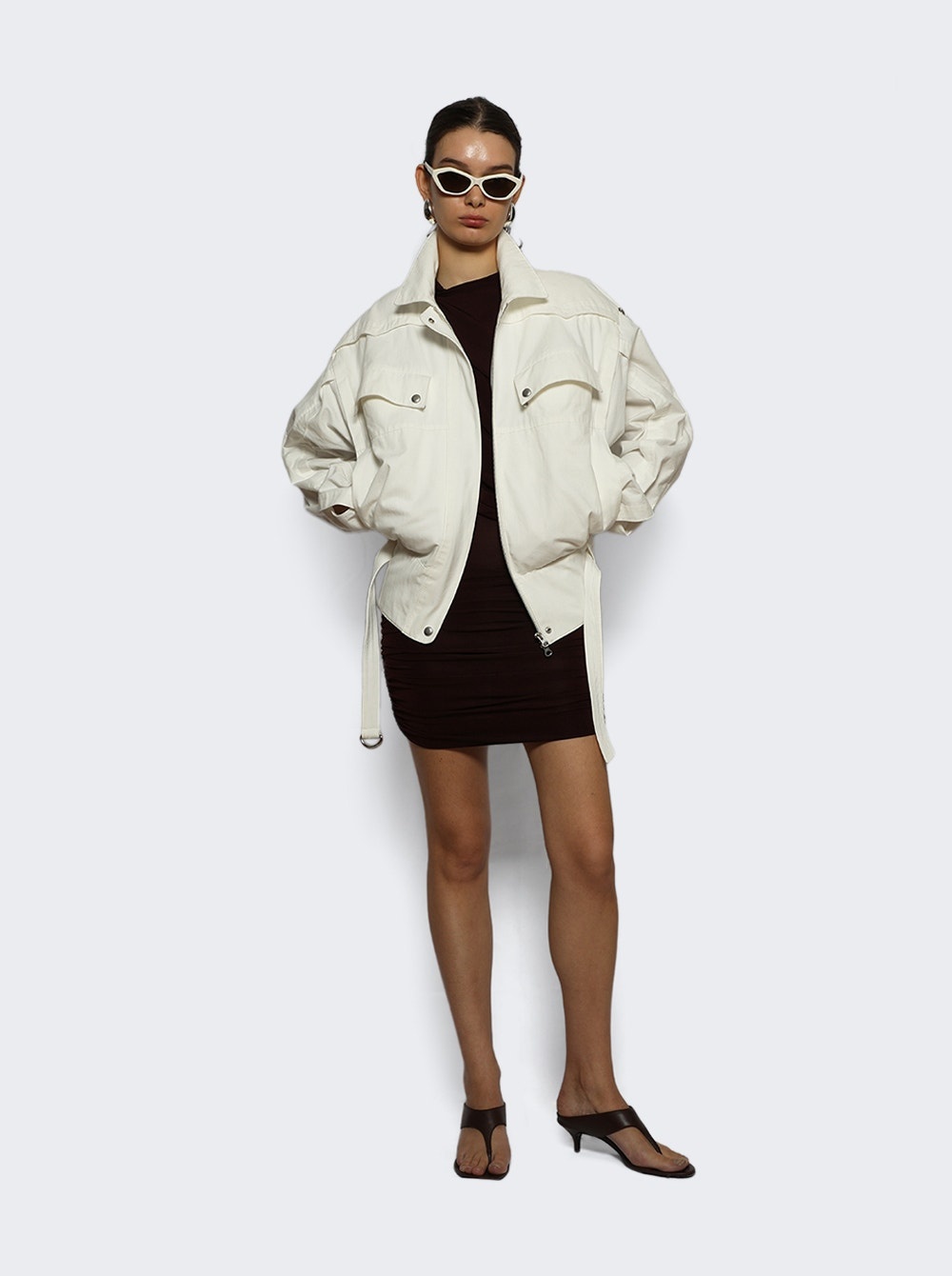 Oversize Jacket White - 5