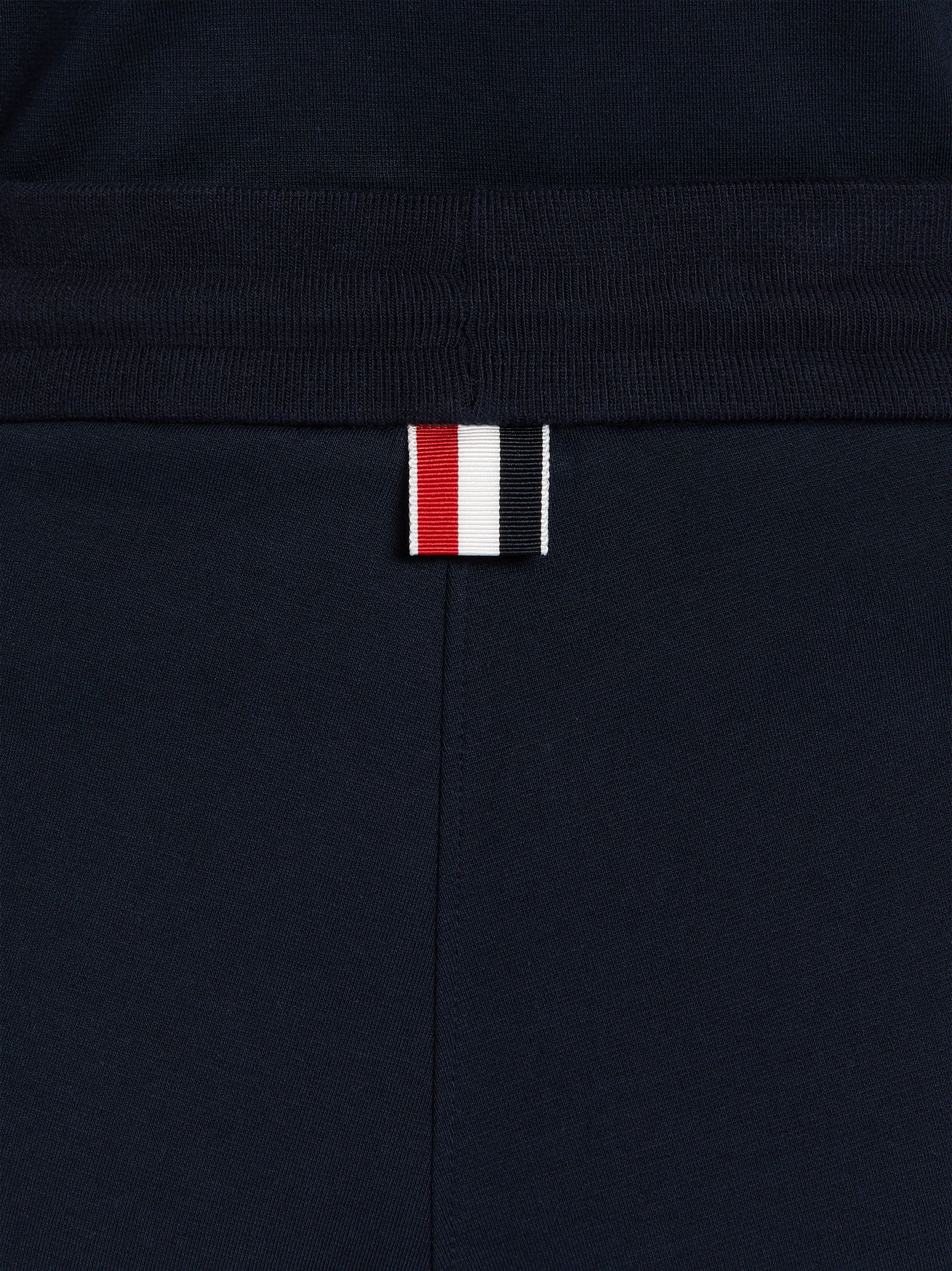Navy Cotton Milano Stitch Hector Chenille Patch Shorts - 6