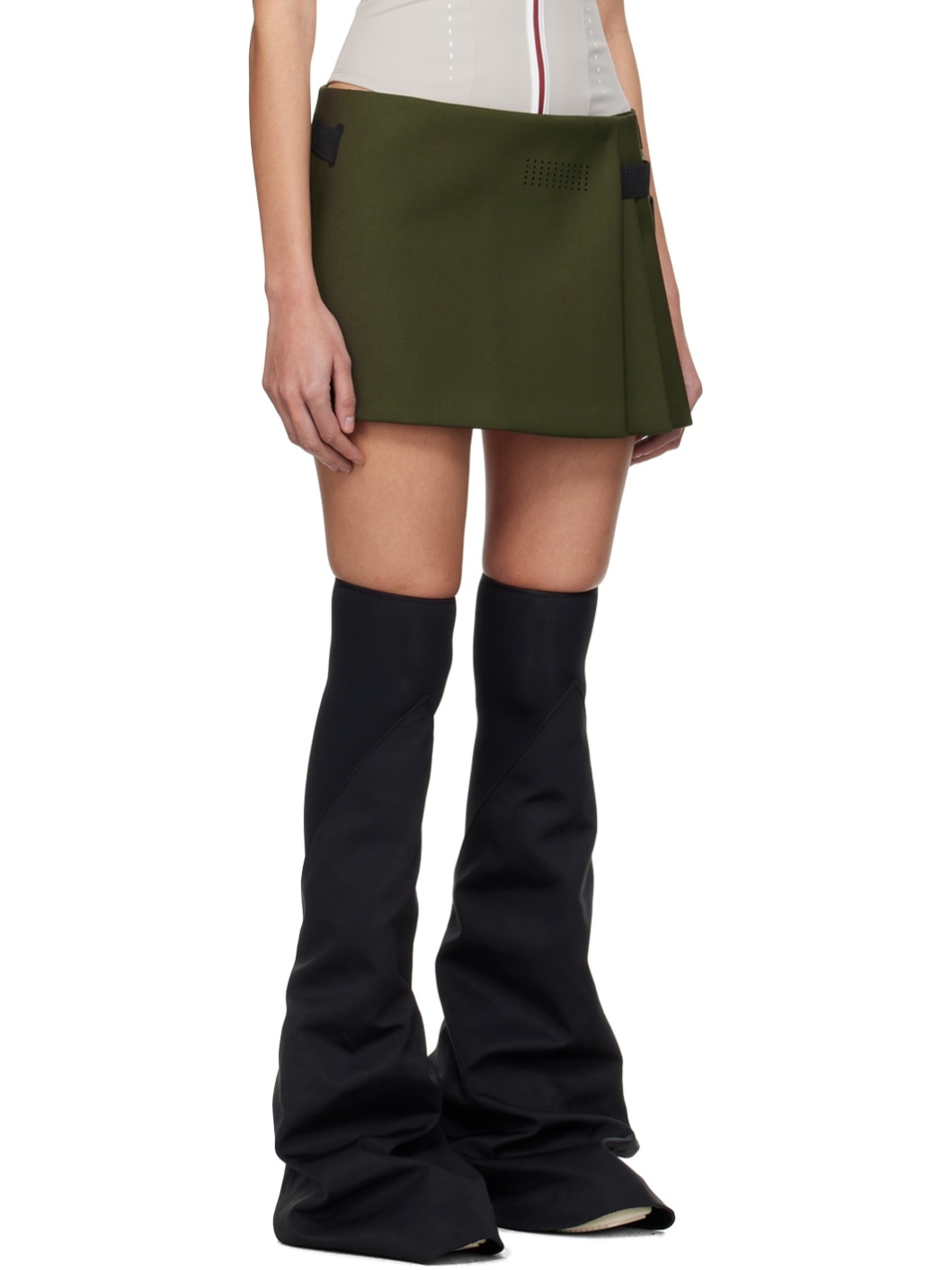 SSENSE Exclusive Khaki Miniskirt - 2