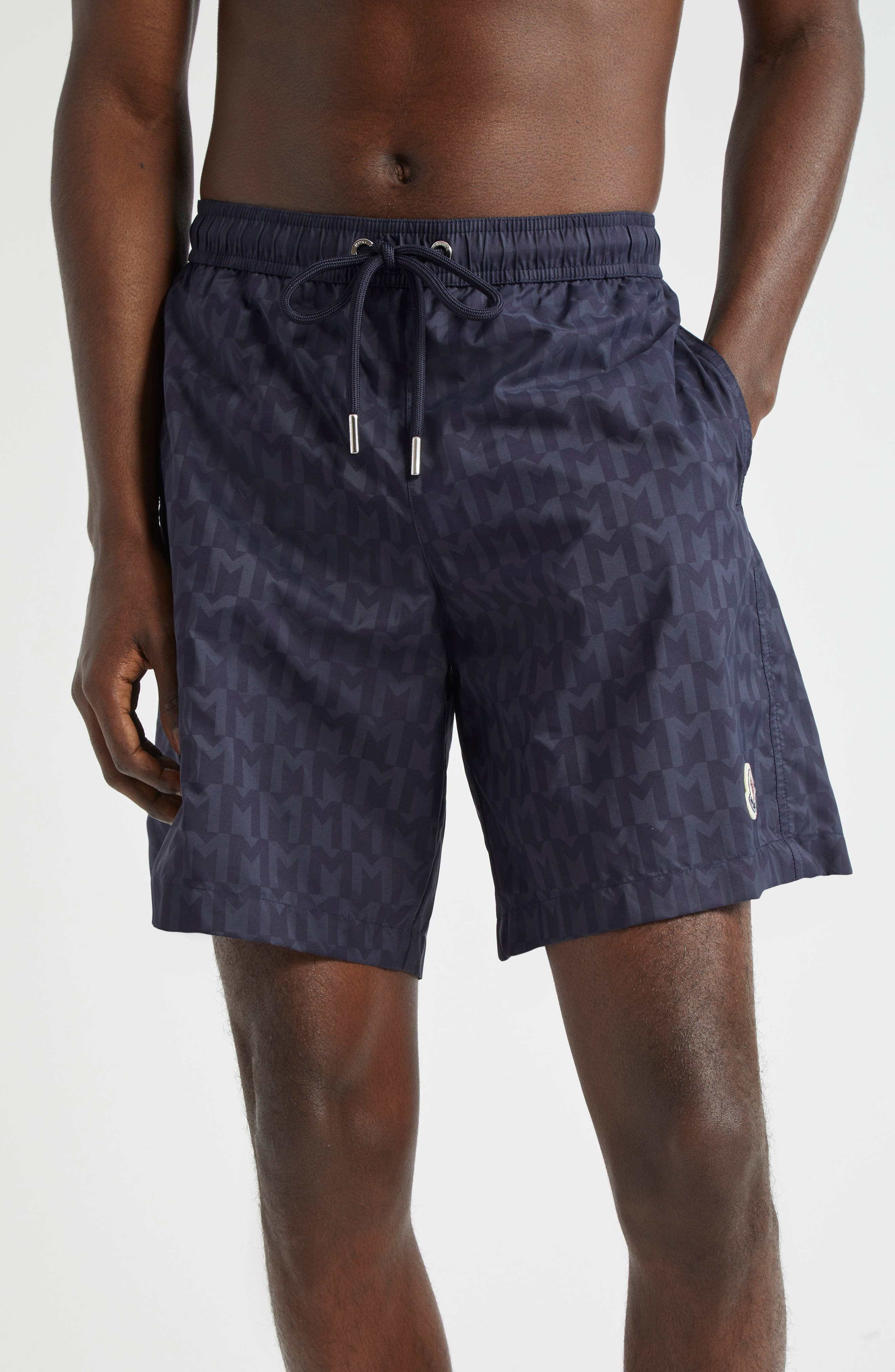Monogram Logo Swim Trunks - 1
