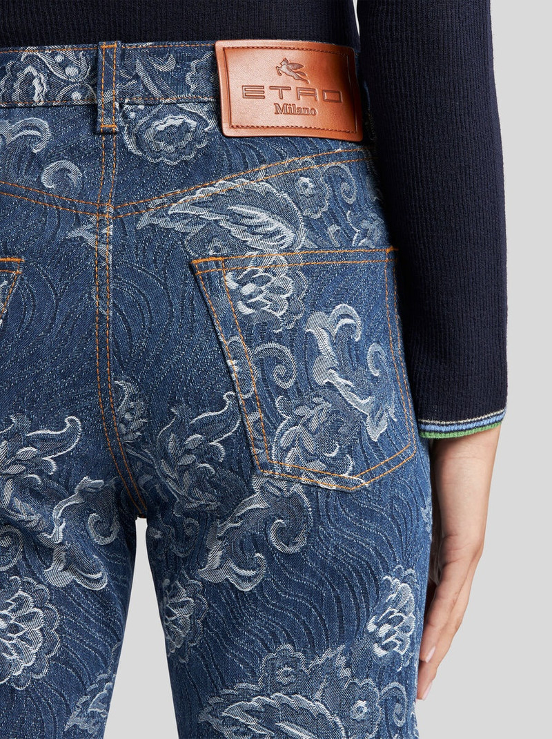Etro REGULAR-FIT JACQUARD JEANS outlook