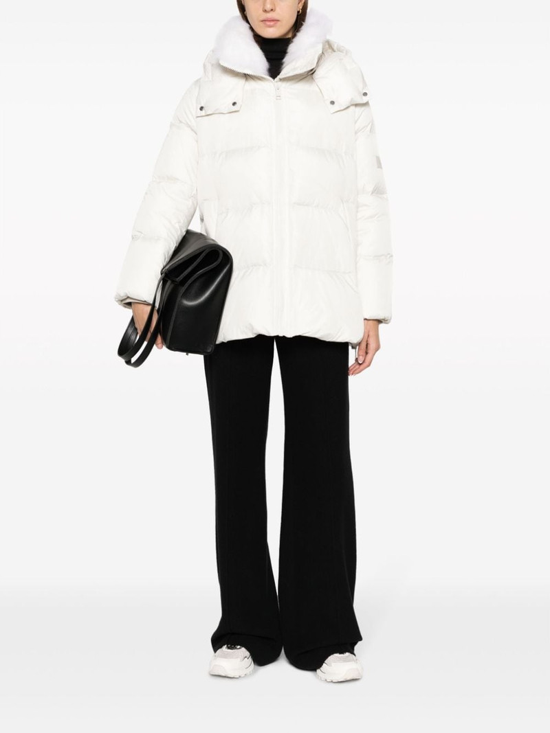 Yves Salomon hooded padded jacket outlook