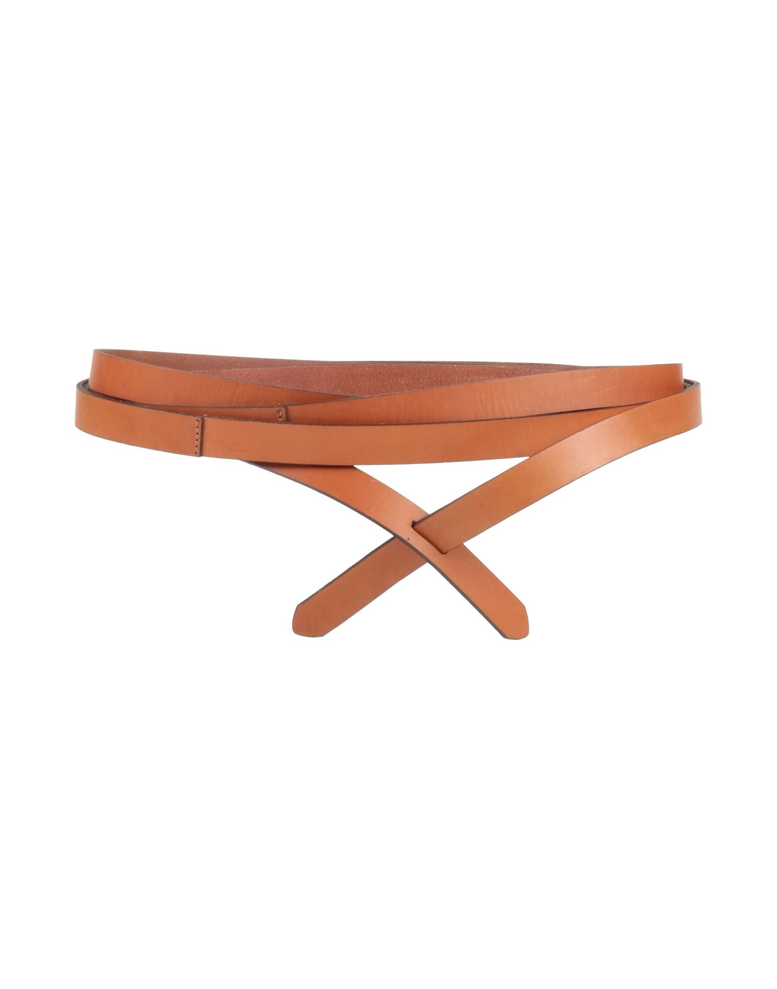 Tan Women's Thin Belt - 1