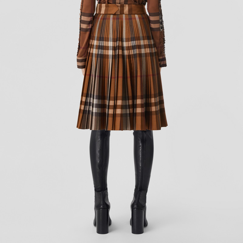 Exaggerated Check Wool Kilt 4