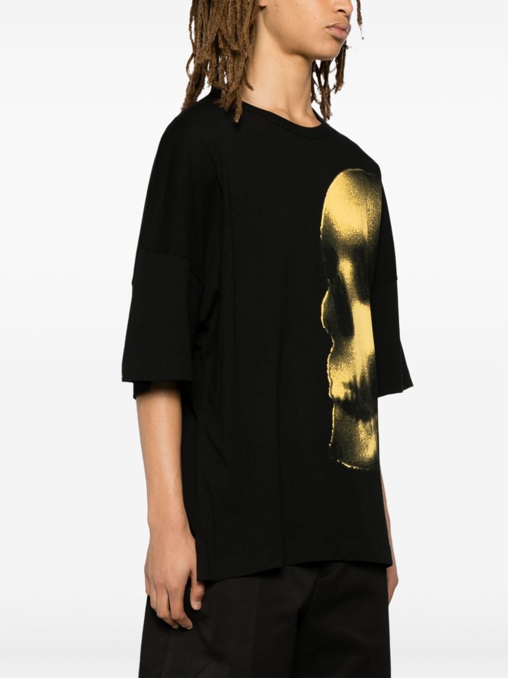 Skull-print cotton T-shirt - 3